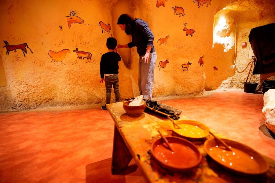 Parc du Thot – atelier avec enfant