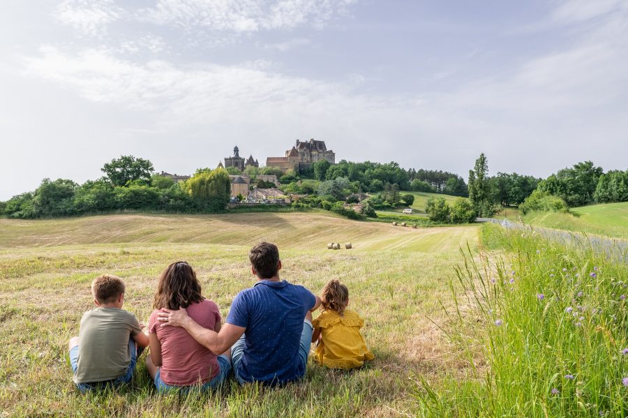 Chateau de Biron-famille