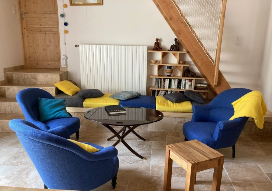 Périgord noir vallée Dordogne L’Ostal d’Ocra salon