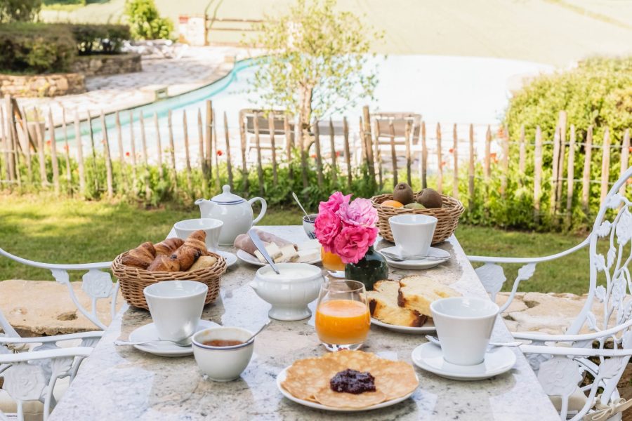 petit déjeuner la Ferme de Lamy