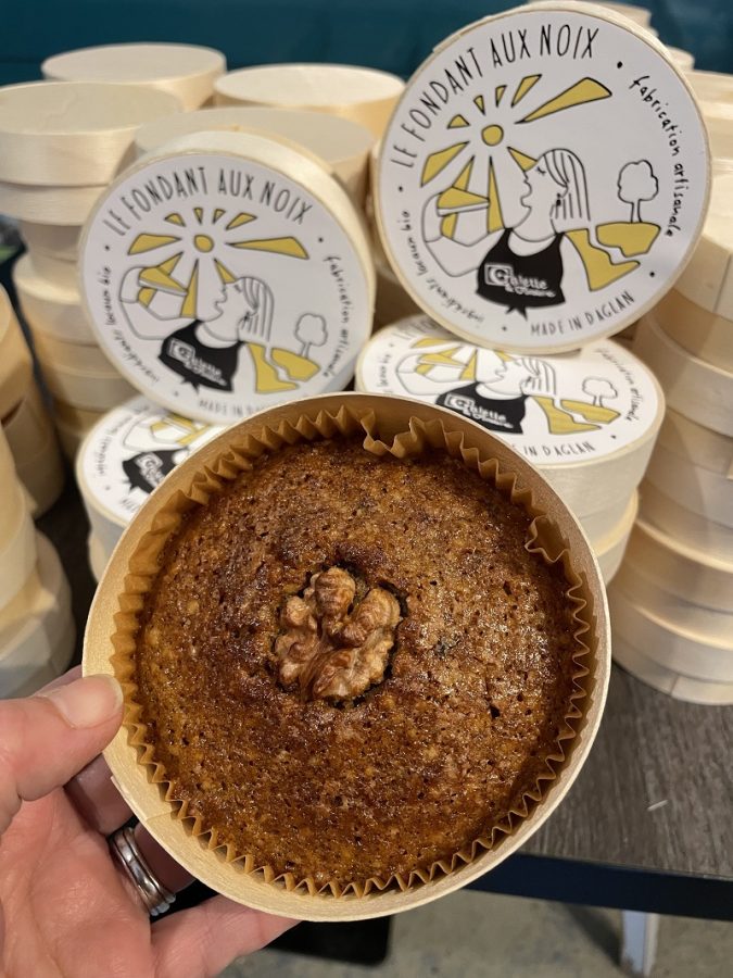 GALETTE ET PORCELAINE fondant aux noix