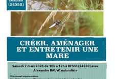 Créer, Aménager et entretenir une mare avec Alexandre Bauw