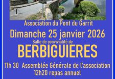 Pont du Garrit: AG et Choucroute