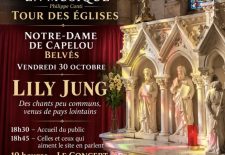 Concert Lily Jung : Chants d&rsquo;un monde, église de Capelou