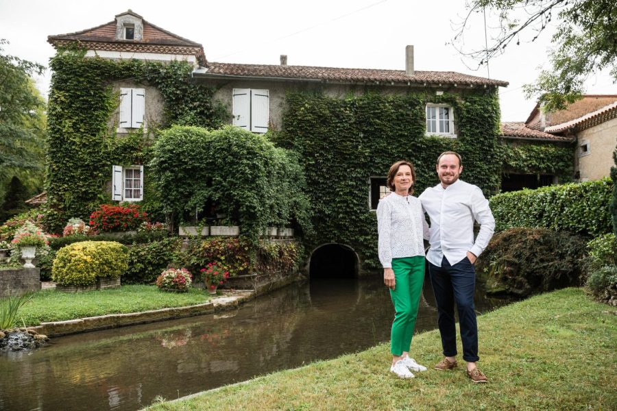 Christine et Paul  Moulin de la Veyssière à Neuvic