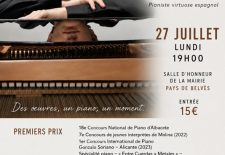 Soirée musicale : Avec le pianiste virtuose Juan Mulero Garcia