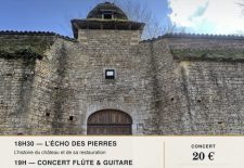 Patrimoine en Musique au Château Le Fournel : concert flûte et guitare