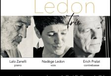 La Halle musicale : Concert de Ledon trio, piano, chant, contrebasse