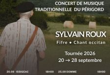 Concert, chants occitans « la marche du fifre » : un troubadour sur le chemin d&rsquo;Amadour