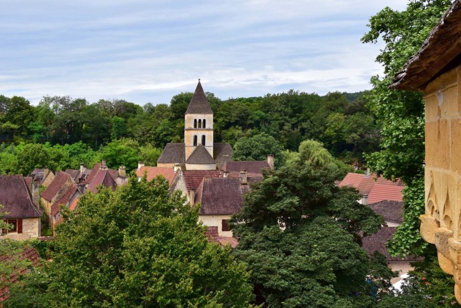 PCU_Vue sur Saint-Léon depuis le manoir de la Salle_Saint-Léon sur Vézère_juillet 2021 ©V.Bertrand