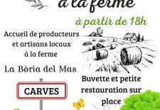 Terre en vert marché à la ferme La Boria del mas