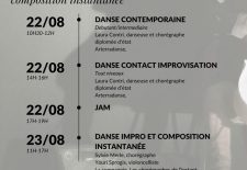 Stage de Danse contemporaine, contact-impros et composition instantanée