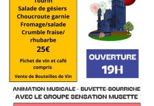 Soirée choucroute et musette à Prats du Périgord