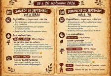 Saint-Martial-de-Nabirat et les Journées du Patrimoine : expositions, animations, ateliers