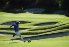 Initiation au footgolf à Siorac