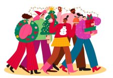 Déambulation conviviale du Père-Noël