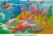 Exposition des oeuvres d&rsquo;art contemporain de Olivier Garand